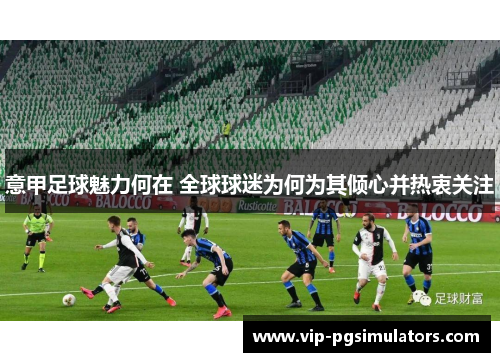 意甲足球魅力何在 全球球迷为何为其倾心并热衷关注