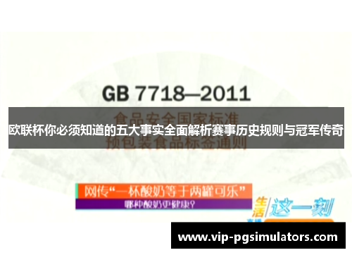 欧联杯你必须知道的五大事实全面解析赛事历史规则与冠军传奇