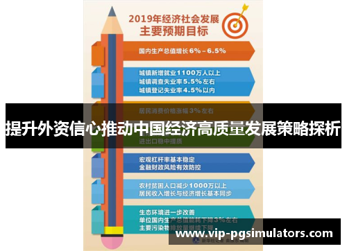 提升外资信心推动中国经济高质量发展策略探析